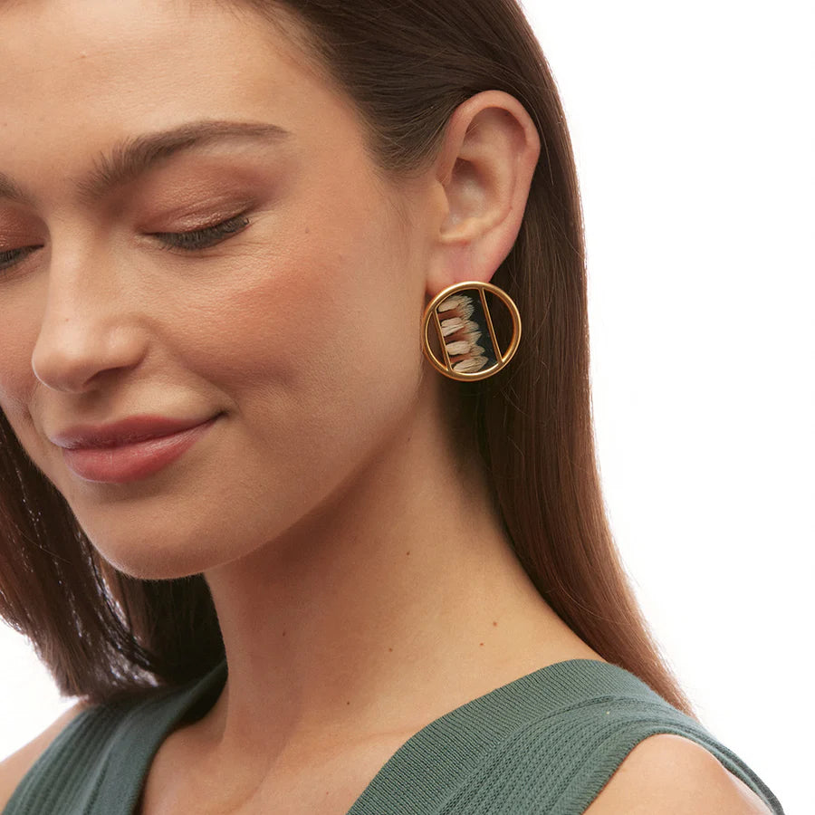 Brackish Suntrana Circle Earring