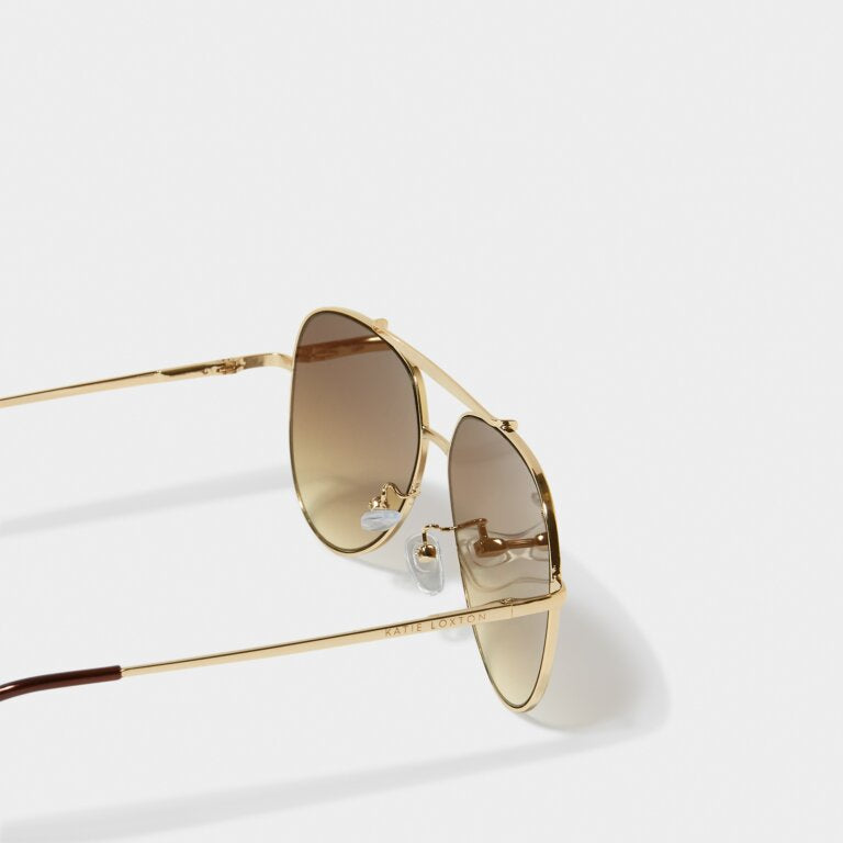 Katie Loxton Bali Gold Sunglasses