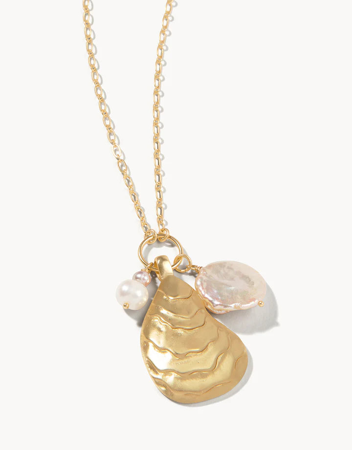 Spartina 499 Oyster Necklace 32” Gold