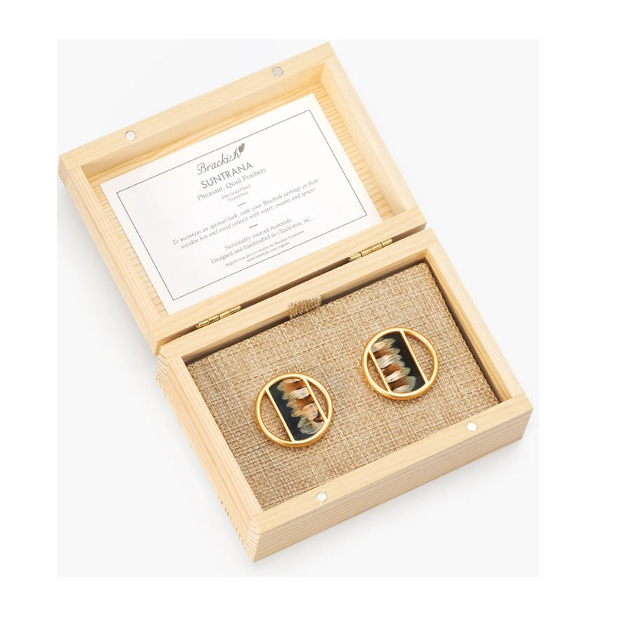 Brackish Suntrana Circle Earring