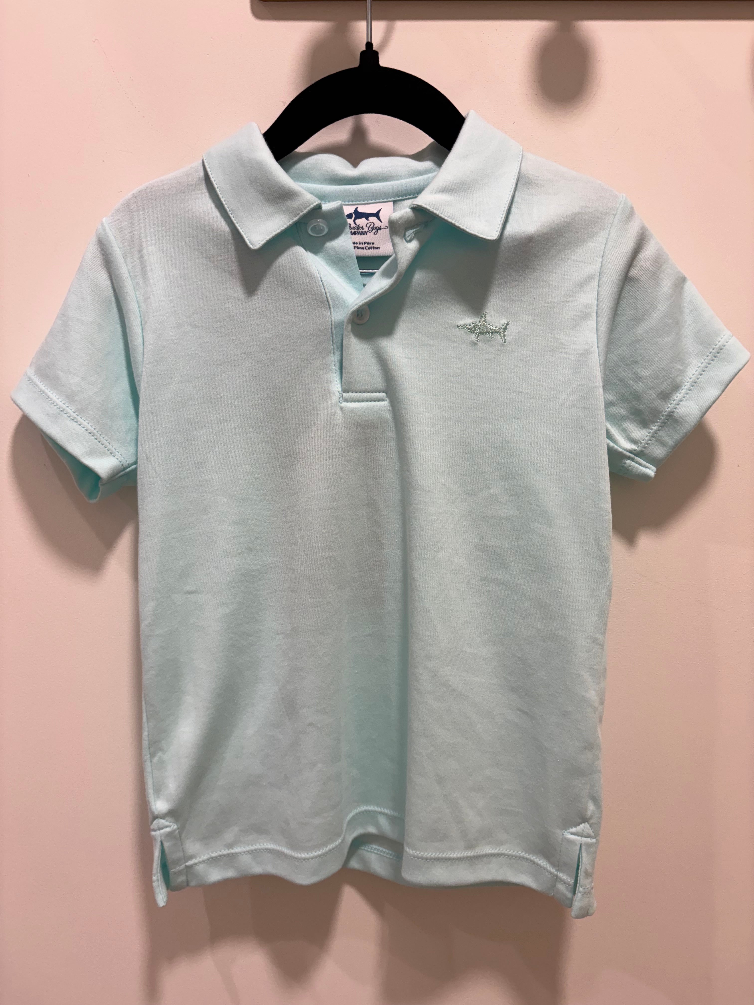 Saltwater Boys Company Signature Aqua Polo