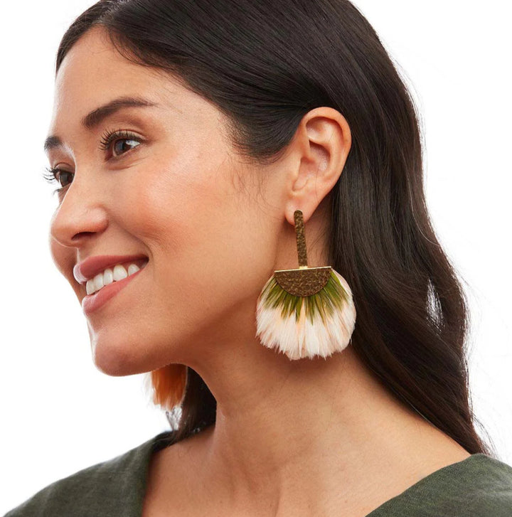 Brackish Limelight Grecian Earring