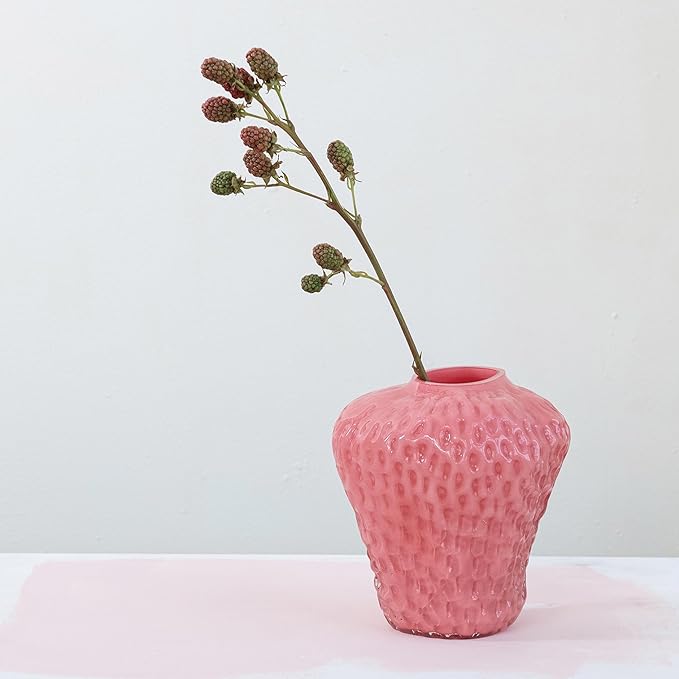 Creative Co Op Strawberry Vase