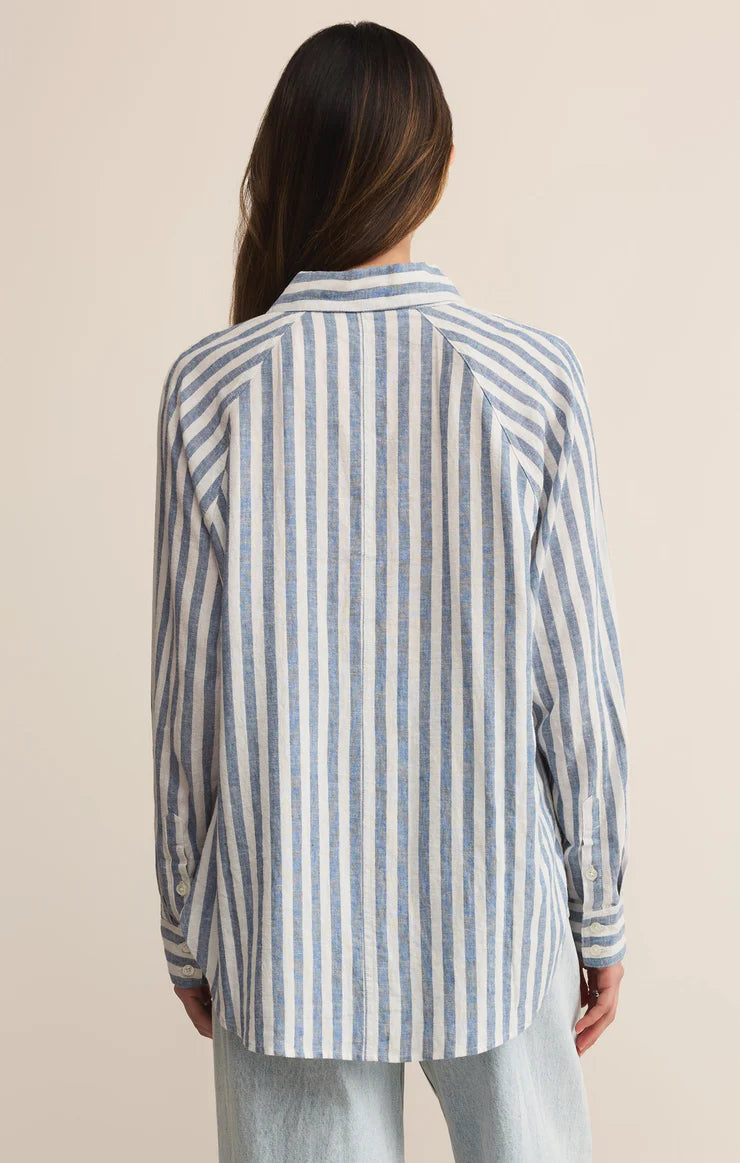 Z Supply The Perfect Linen Top Boathouse