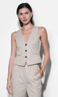 Greylin Alice Canvas Stripe Vest