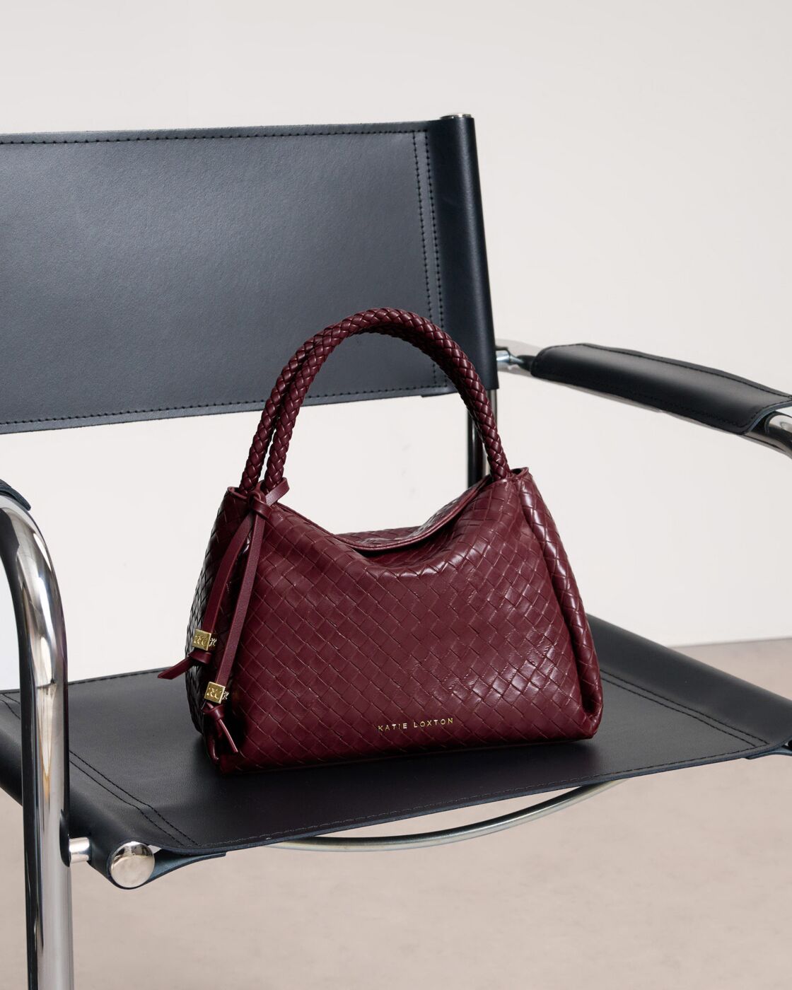 Katie Loxton Nova Woven Texture Top Handle Bag