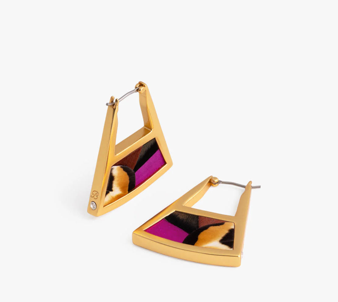 Brackish Ava Double Sided Triangle Hoop