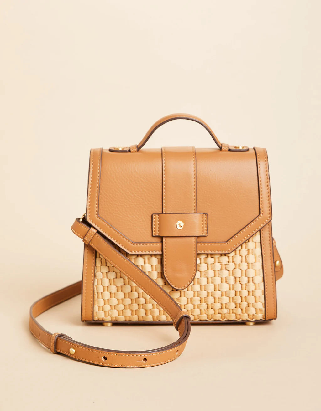 Spartina - Sara Satchel Crossbody Pecan