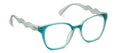 Peepers If You Say So Teal Glasses