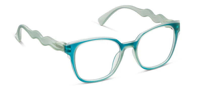 Peepers If You Say So Teal Glasses