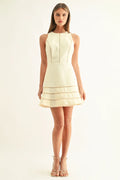 Adelyn Rae Lace Boucle Mini Dress