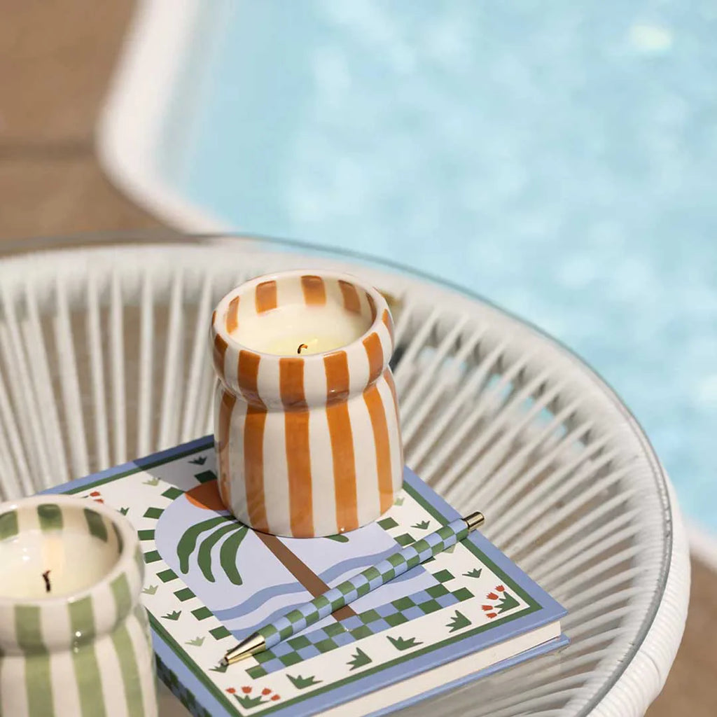 Paddywax 6.5oz Stripe Candle