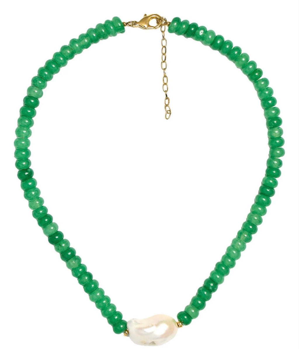 Lisi Lerch Susie Quartz Beaded Necklace with Freshwater Pearl