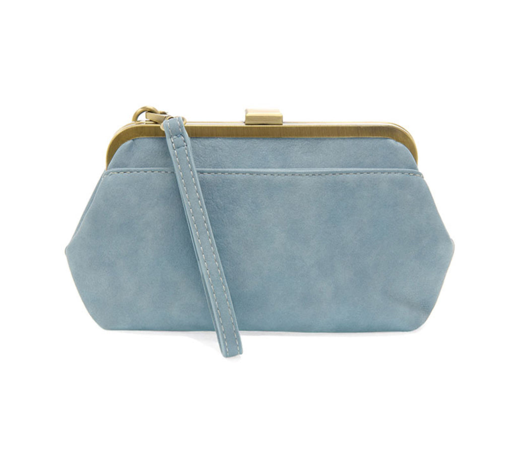 Susan Joy Vivie Frame Lock Convertible Crossbody/Wristlet