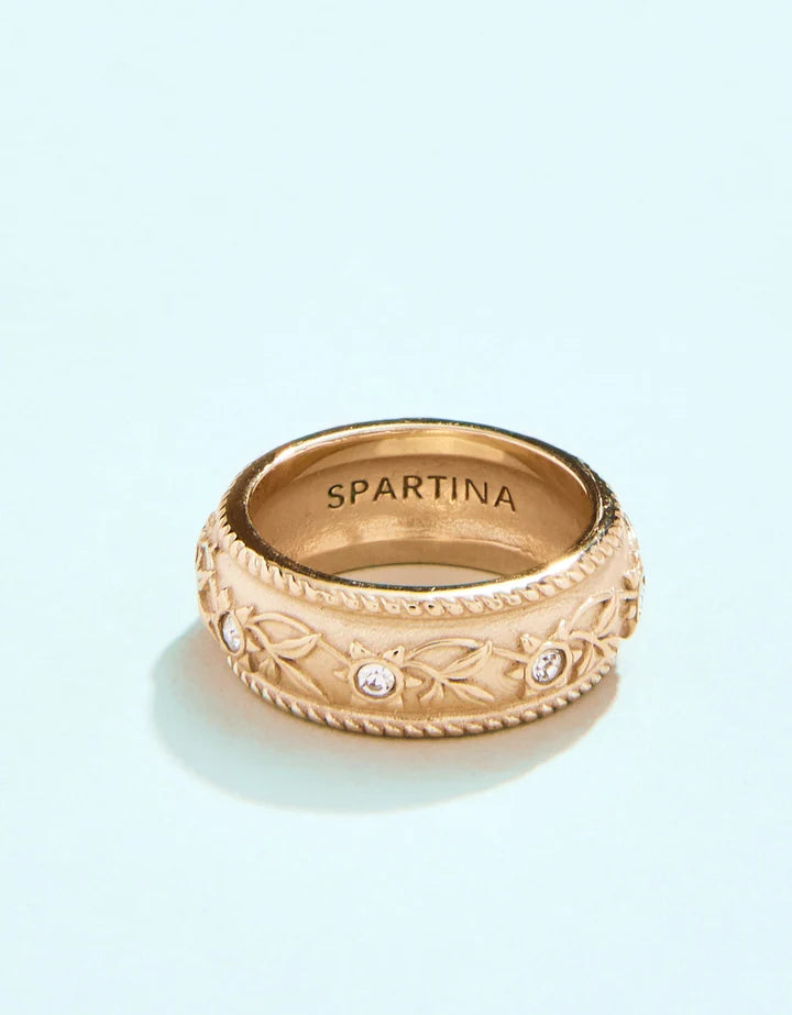 Spartina 449 SP Hamilton Ring Crystal Gold