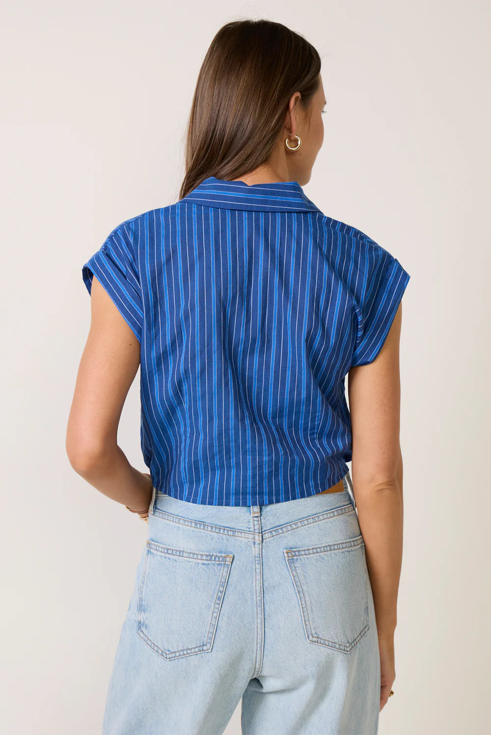 Greylin Farrah Dolman Sleeve Front Tie Top