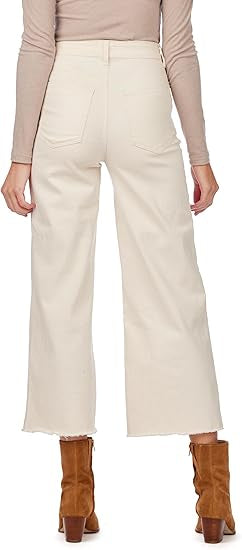 Mudpie Crawford Wide Leg Jean White