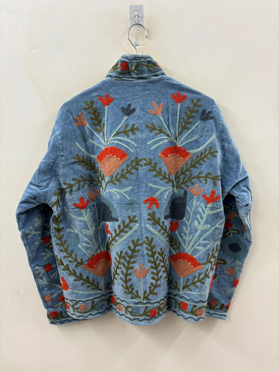 Zoshak Velvet Embroidered Jacket