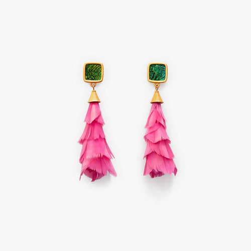 Brackish Long field Statement Earring