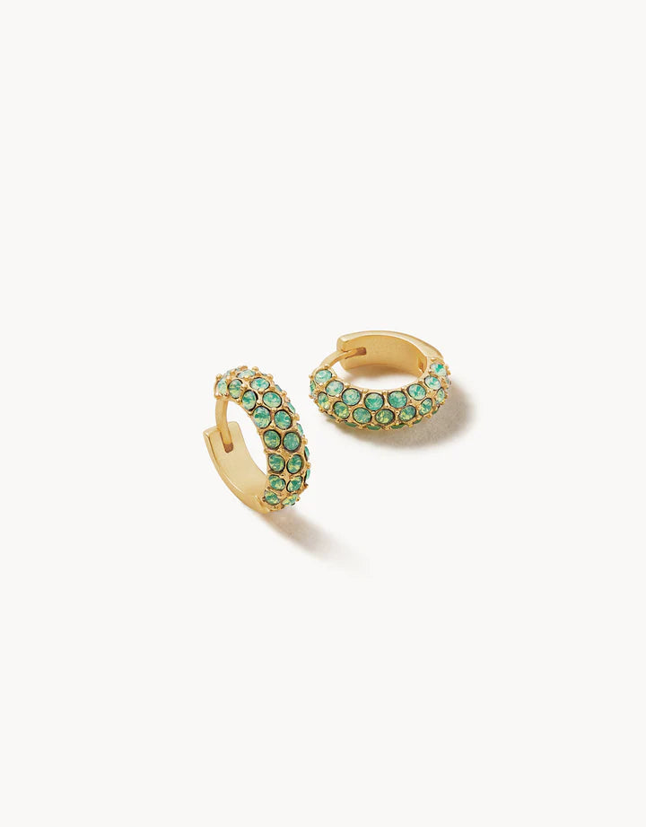 Spartina 499 Atlantic Opal Páve Hoop Earring