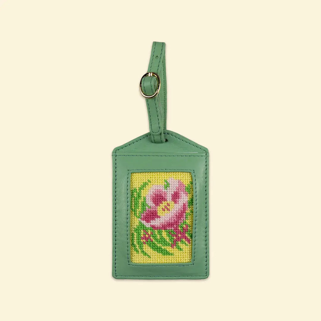 Happy Stitching Luggage Tag Needlepoint Kit
