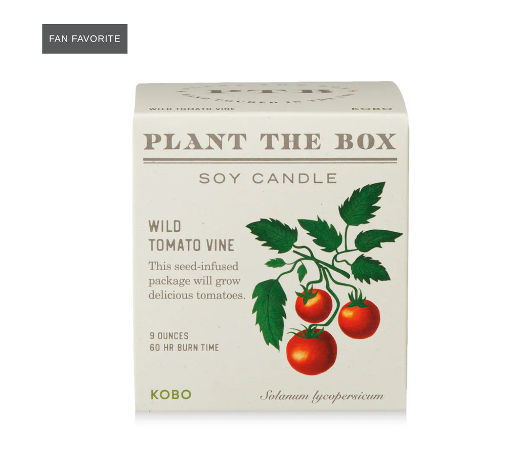 Kobo Plant The Box 9oz Candle Wild Tomato Vine