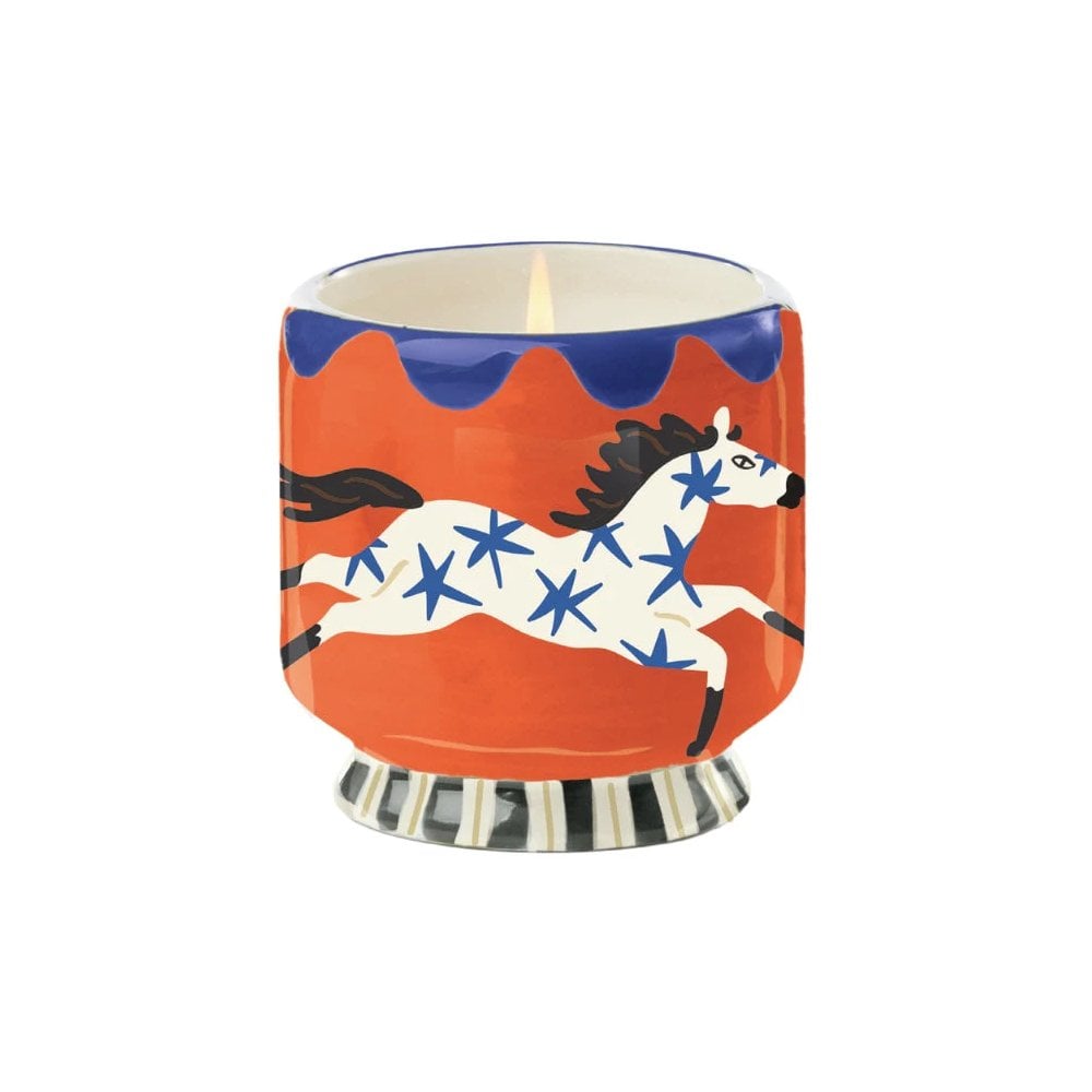 Paddywax 8oz Hand Painted Ceramic Candle
