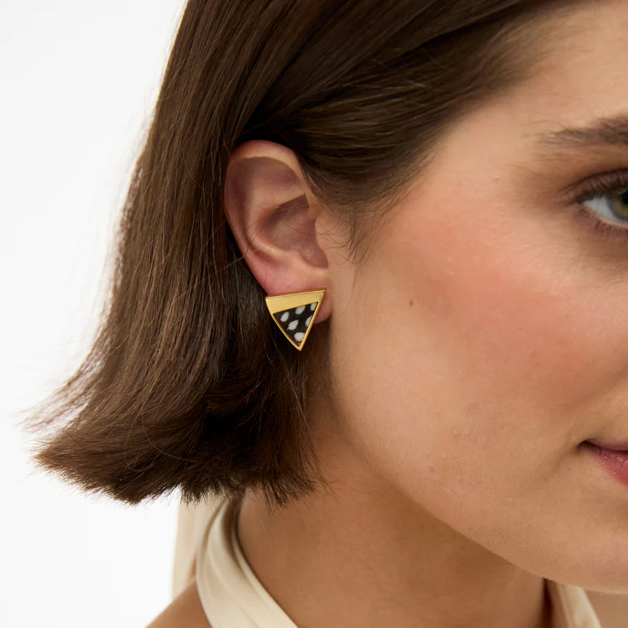 Brackish Mia Triangle Stud Earring