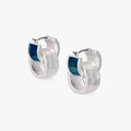 Brackish Eleuthera Two Piece Hoop Silver