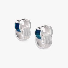 Brackish Eleuthera Two Piece Hoop Silver