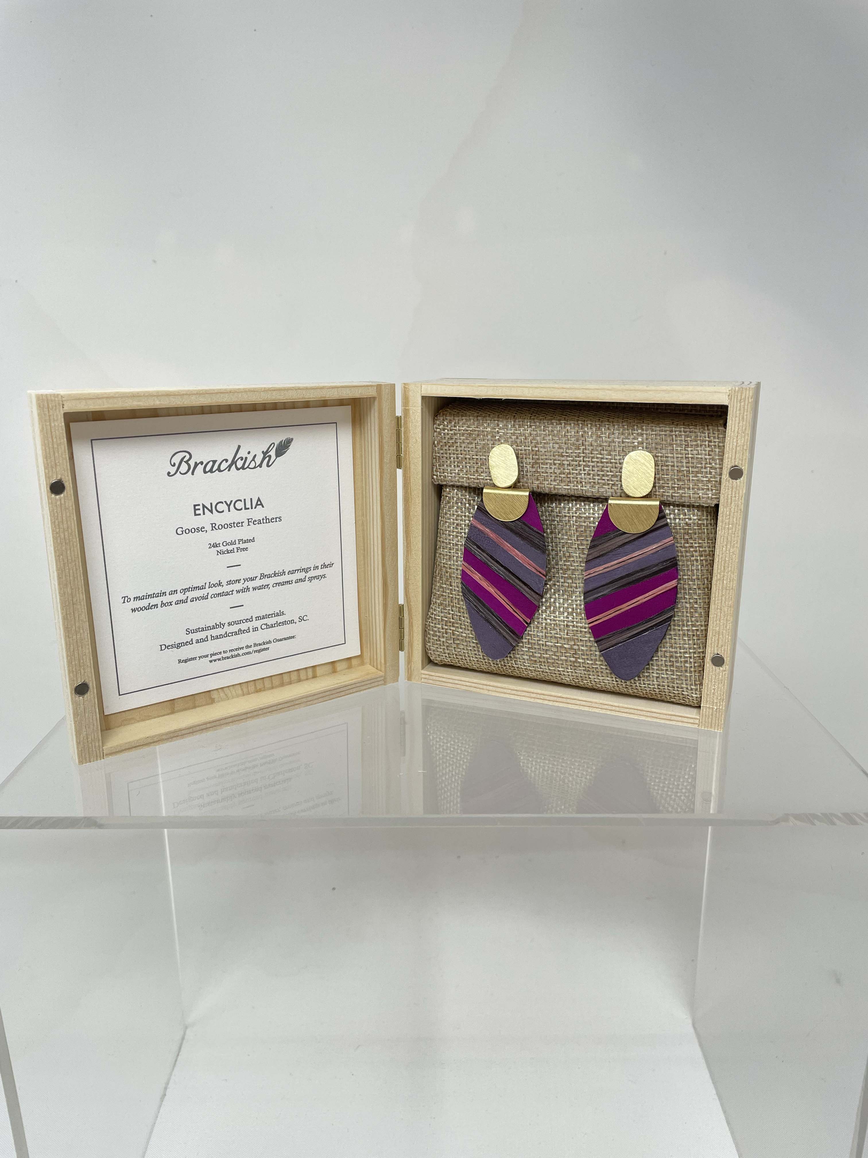 Brackish Encyclia Earrings