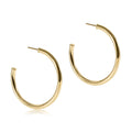 enewton .5" Round Smooth Gold Hoop