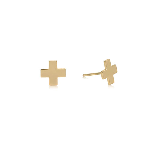 enewton Signature Cross Studs