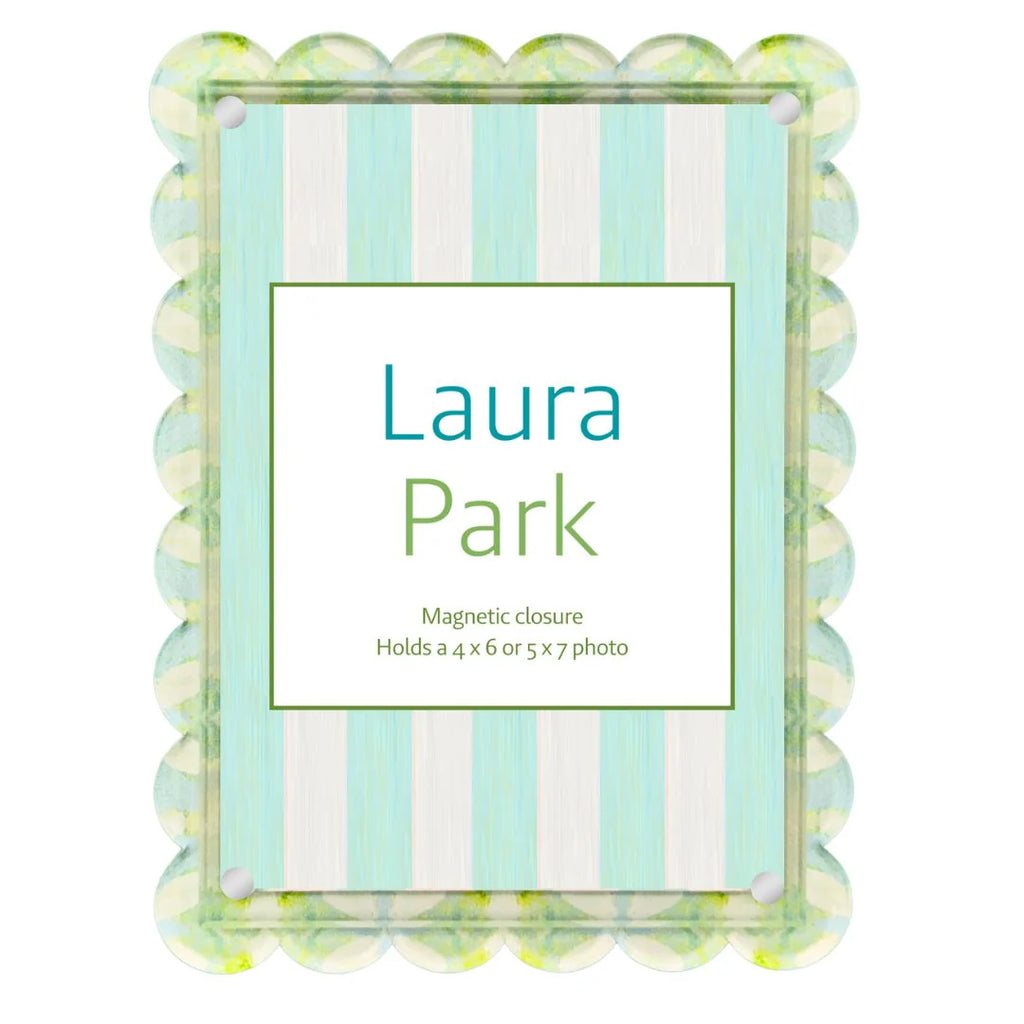 Laura Park 5x7 Acrylic Scalloped Picture Frame