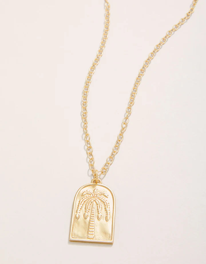 Spartina Isle Of Palms Palm Tree 18” Necklace