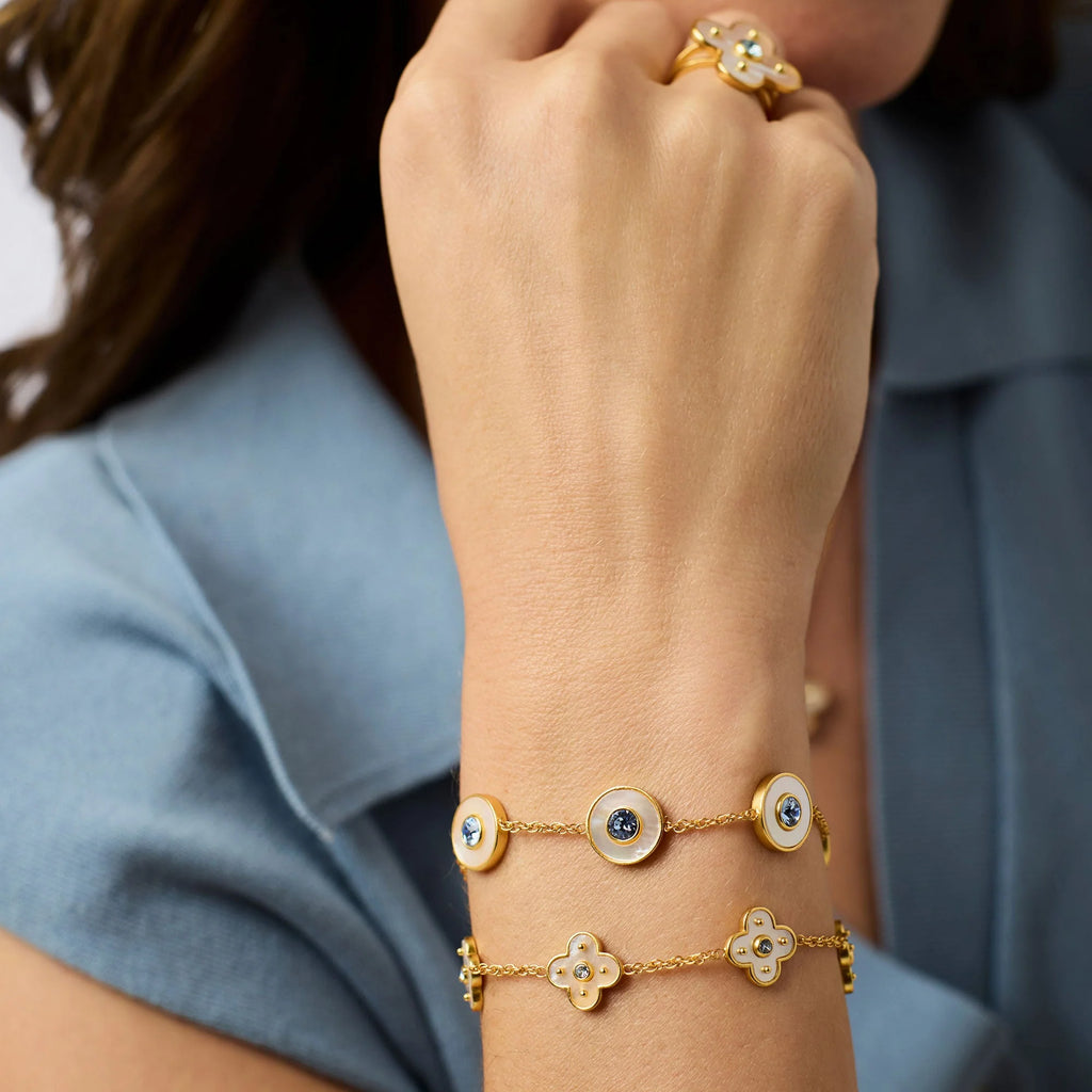 Julie Vos Colette Delicate Bracelet Champagne