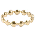 Enewton Honesty Gold Grateful Pattern 10MM Bead Bracelet