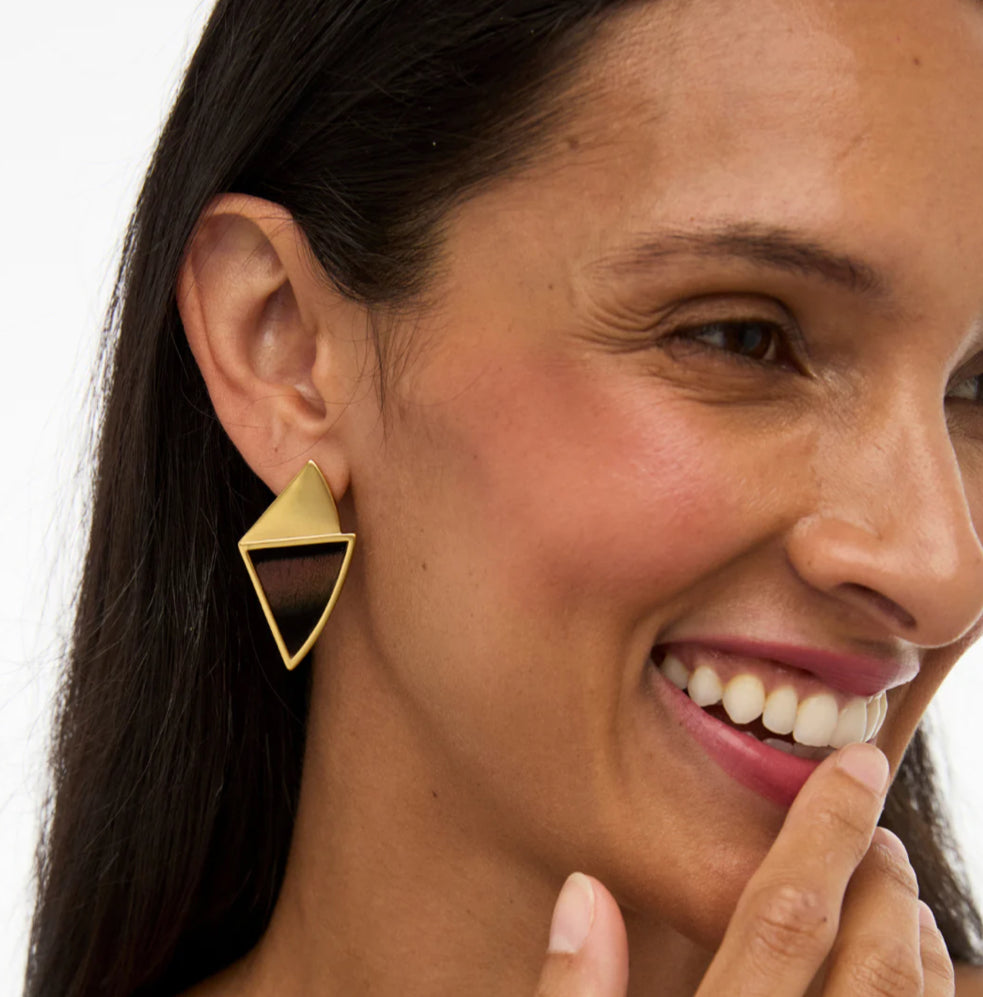 Brackish Mila Triangle Drop Earring