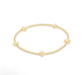 Enewton Gold Bead Bracelet Full Cross