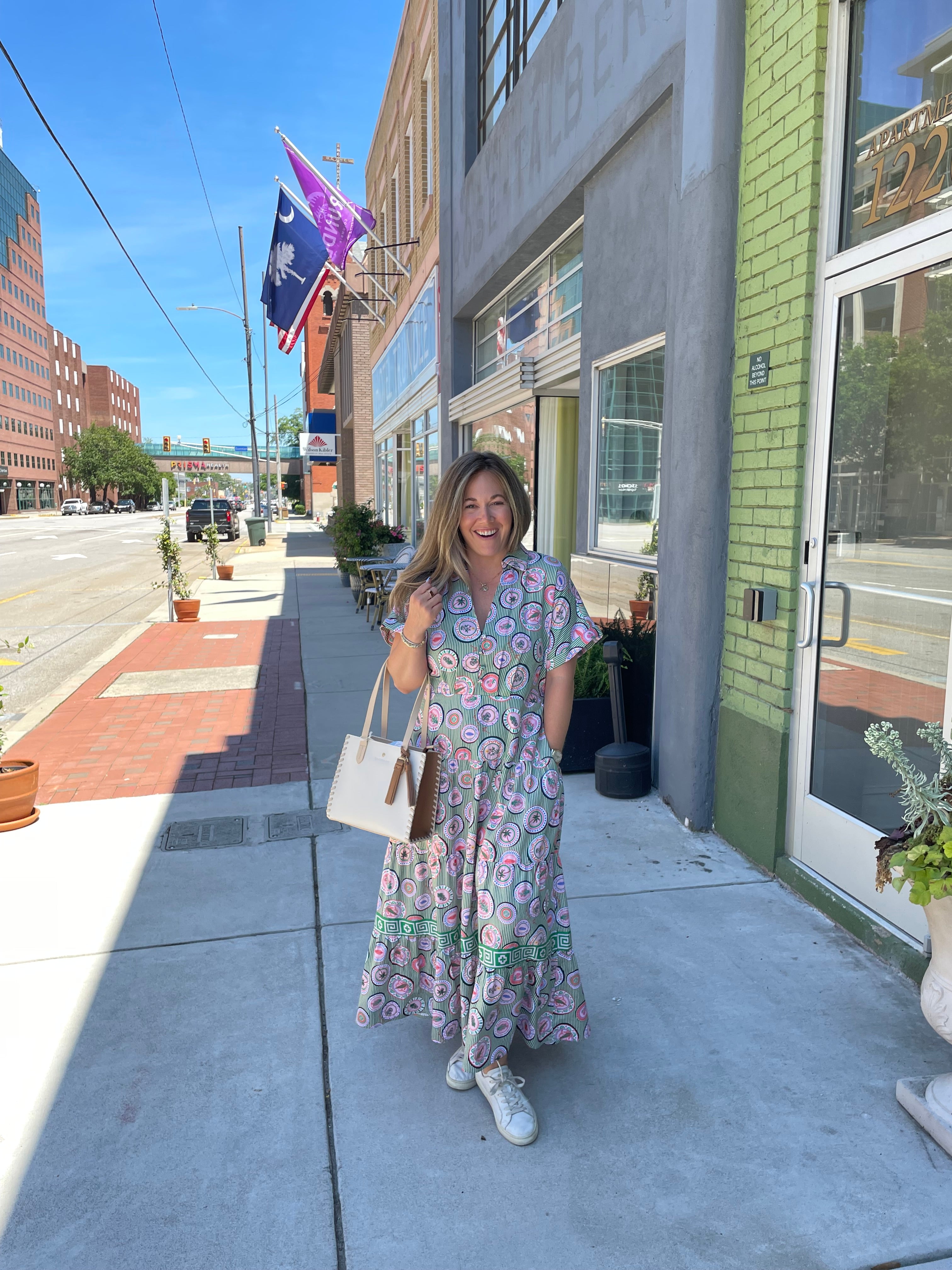 Emily Lovelock Plate Maxi Dress