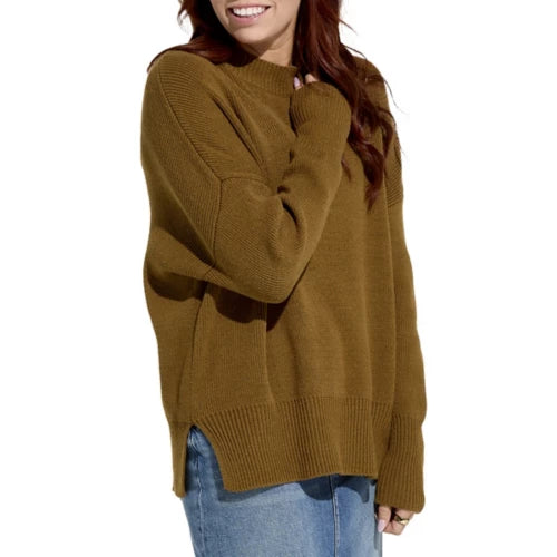 Knit Oversized Olive Sweater