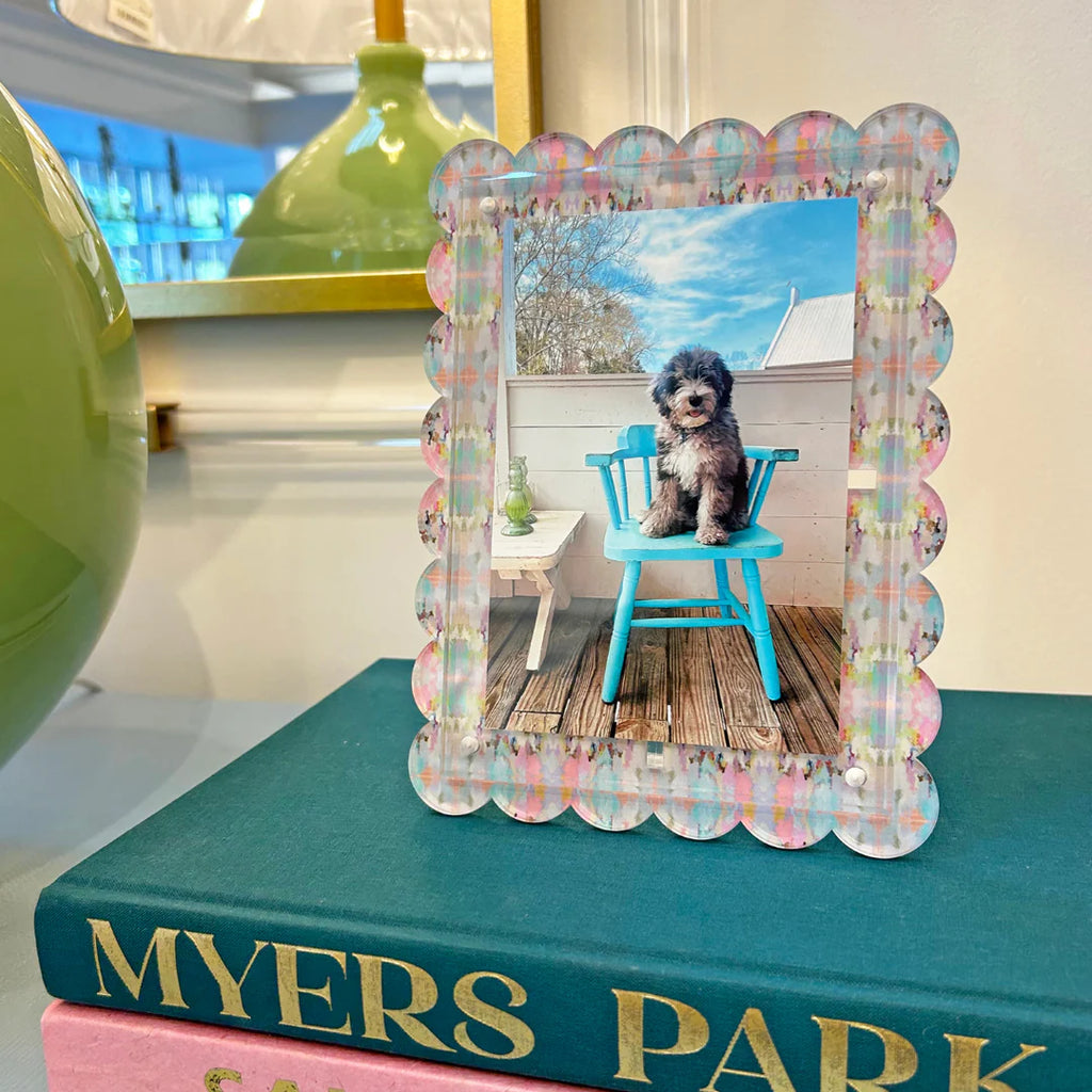 Laura Park 5x7 Acrylic Scalloped Picture Frame