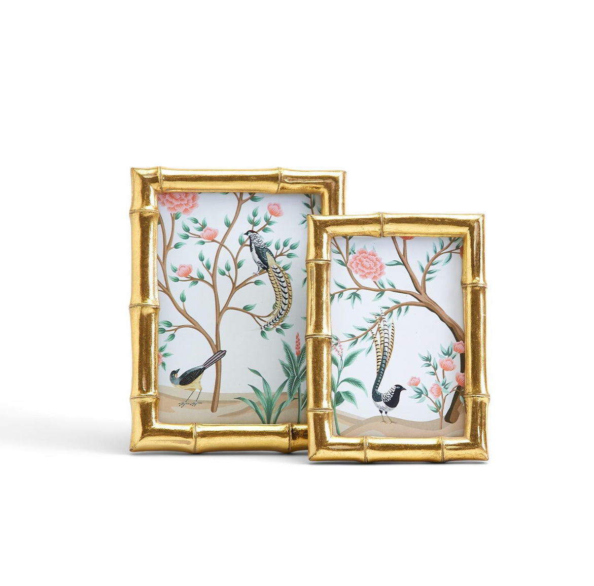 Twos Company Gold Faux Bamboo Photo Frames Set Of Two - Thumbnail 4
