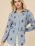 Spartina 449 Aida Serpentine Button Down Top