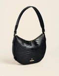 Spartina 449 Siren Lynn Leather Hobo Black Croc