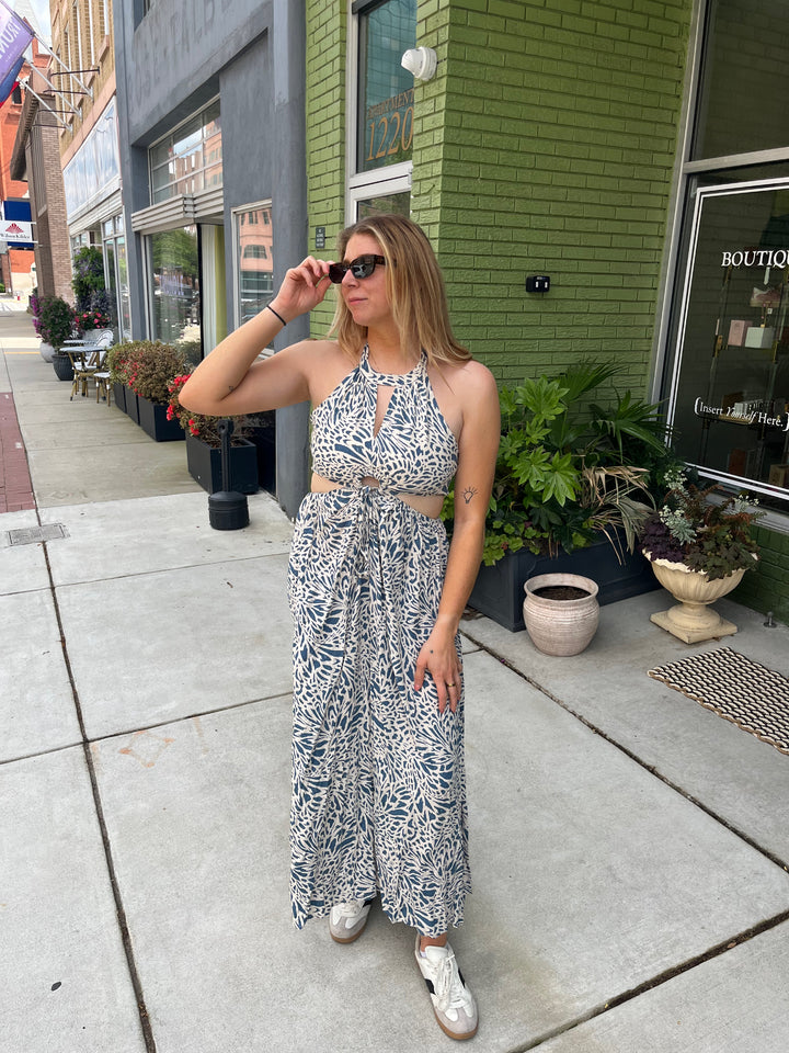 Dress Forum Blue Horizon Midi Dress