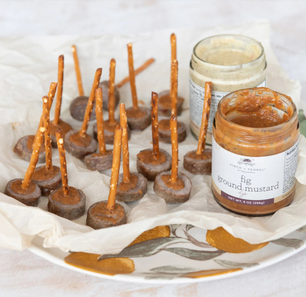 Finch and Fennel Fig Ground Mustard Dip