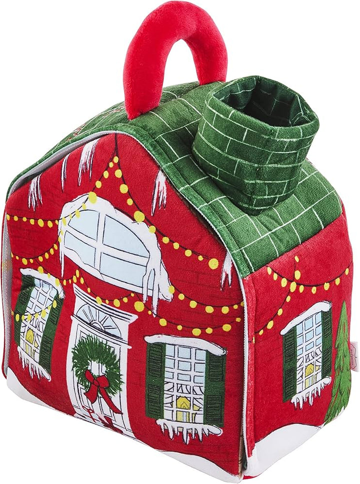 Mudpie Christmas House Plush Set