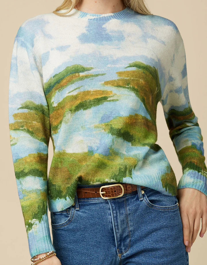 Spartina Murray Serpentine Landscape Sweater