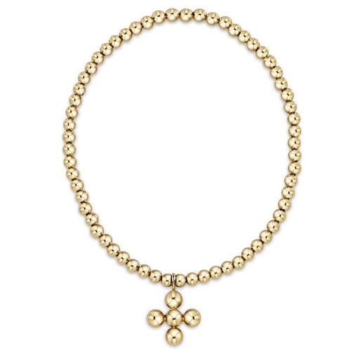 Enewton Classic Beaded Signature Cross Bracelet